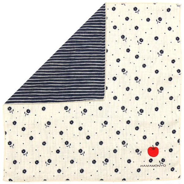 ガーゼハンカチ ワンポイント