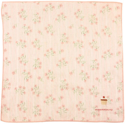 ガーゼハンカチ ワンポイント