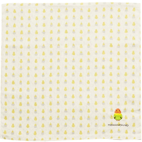 ガーゼハンカチ ワンポイント