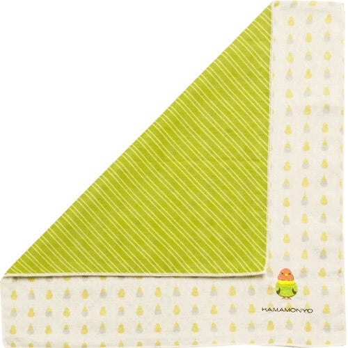 ガーゼハンカチ ワンポイント