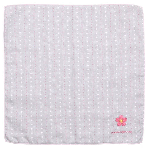 ガーゼハンカチ ワンポイント