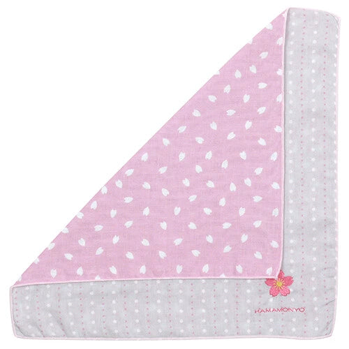 ガーゼハンカチ ワンポイント