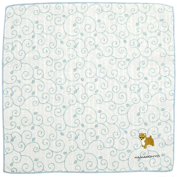 ガーゼハンカチ ワンポイント